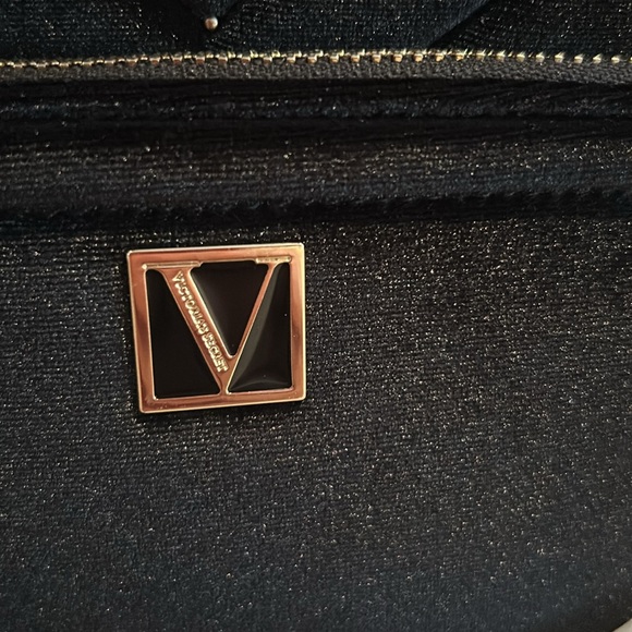 VICTORIAS SECRET Quilted Velvet Mini backpack mirror inside - Picture 3 of 8